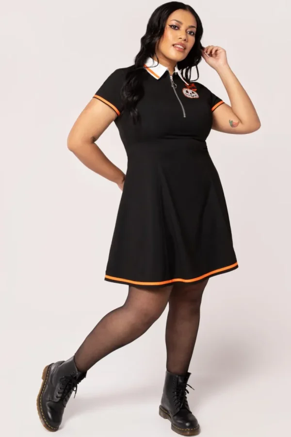 Hell Bunny Dresses | Mini Dresses>Jack-O-Lantern Dress Black
