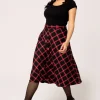 Hell Bunny Skirts | Skirts>Janine Skirt Black/Red