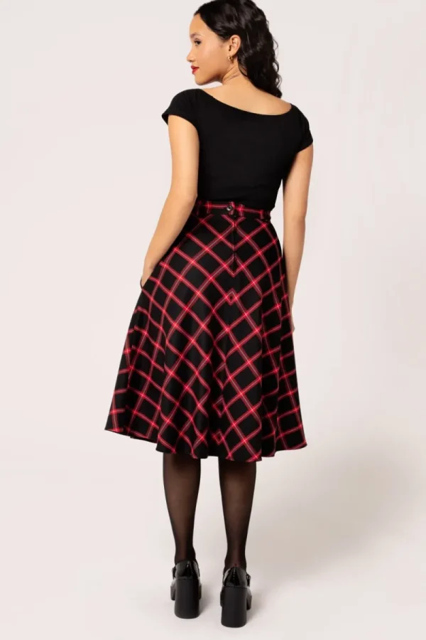 Hell Bunny Skirts | Skirts>Janine Skirt Black/Red