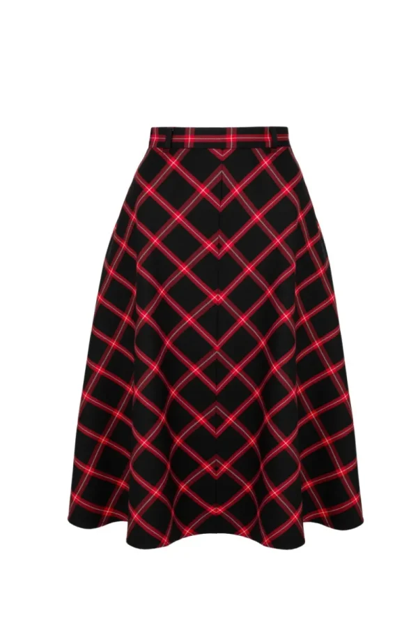 Hell Bunny Skirts | Skirts>Janine Skirt Black/Red