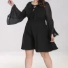 Hell Bunny Dresses | Dresses>Jett Mini Dress Black
