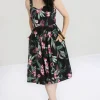 Hell Bunny Dresses | 50S Dresses>Kalani 50's Dress Black