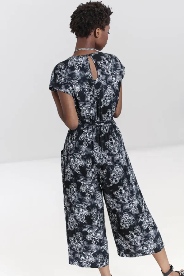 Hell Bunny Jumpsuits & Playsuits | Jumpsuits & Playsuits>Kasumi Jumpsuit Grey