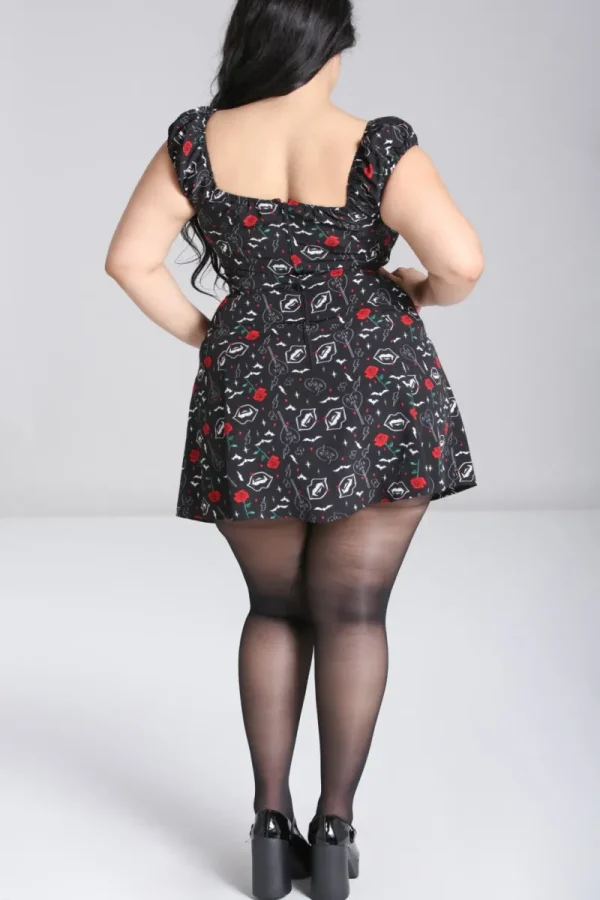 Hell Bunny Dresses | Dresses>Lilith Mini Dress Black