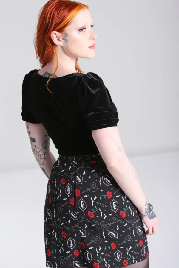 Hell Bunny Tops | Tops>Lilith Top Black
