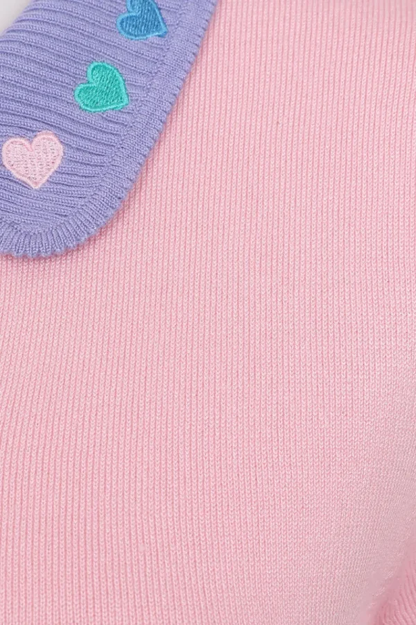Hell Bunny Tops | Knitwear>Lollie Top Pink