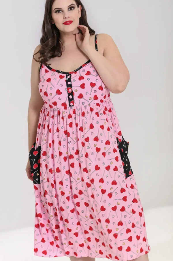 Hell Bunny Dresses | Dresses>Lollies Maxi Dress Pink