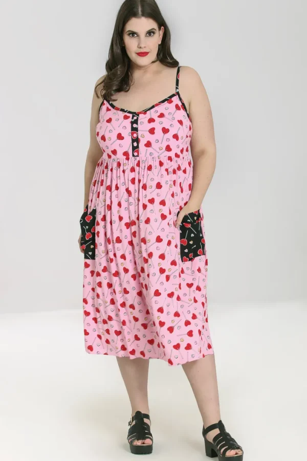 Hell Bunny Dresses | Dresses>Lollies Maxi Dress Pink