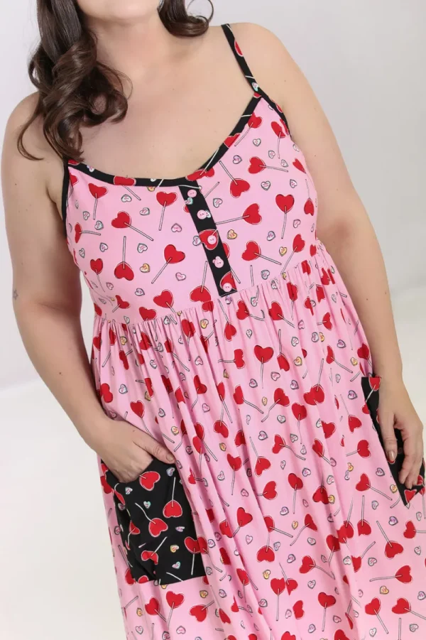 Hell Bunny Dresses | Dresses>Lollies Maxi Dress Pink