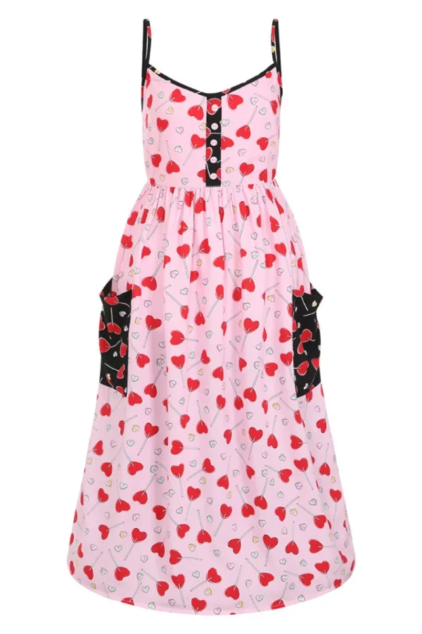 Hell Bunny Dresses | Dresses>Lollies Maxi Dress Pink