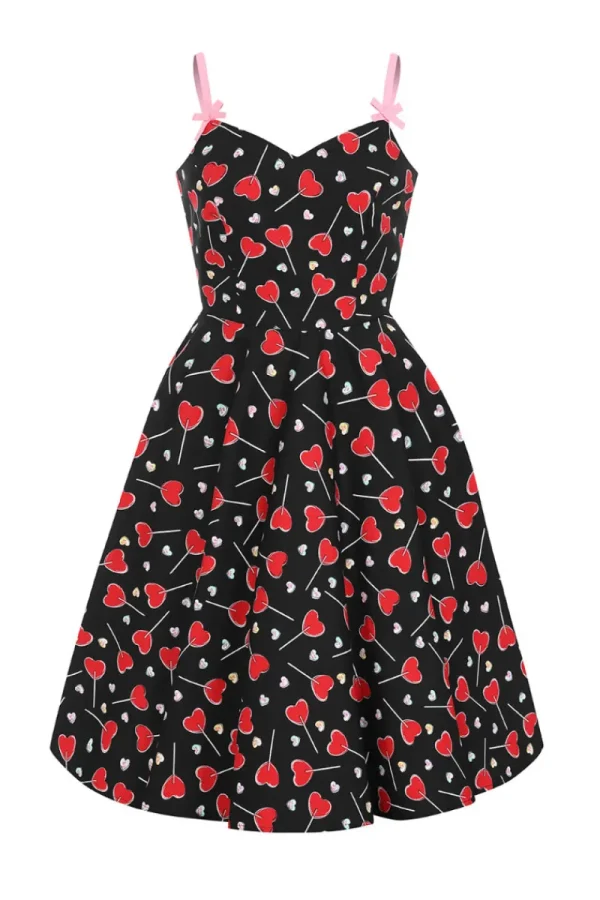 Hell Bunny Dresses | Dresses>Lollies Mid Dress Black