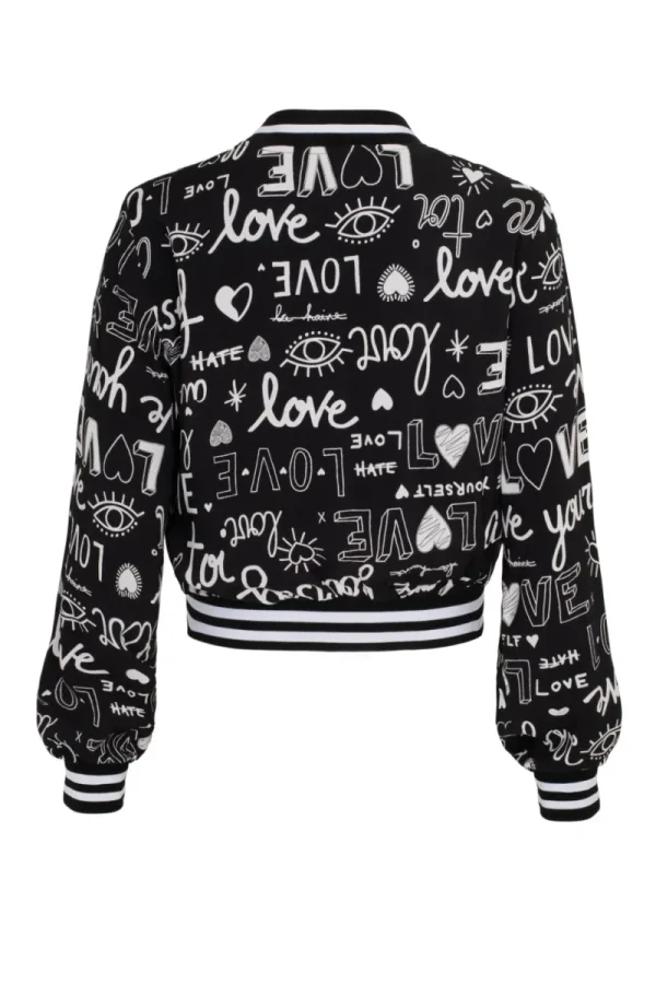Hell Bunny Coats & Jackets>Love Yourself Jacket Black