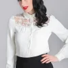 Hell Bunny Tops | Blouses>Lucille Blouse Ivory