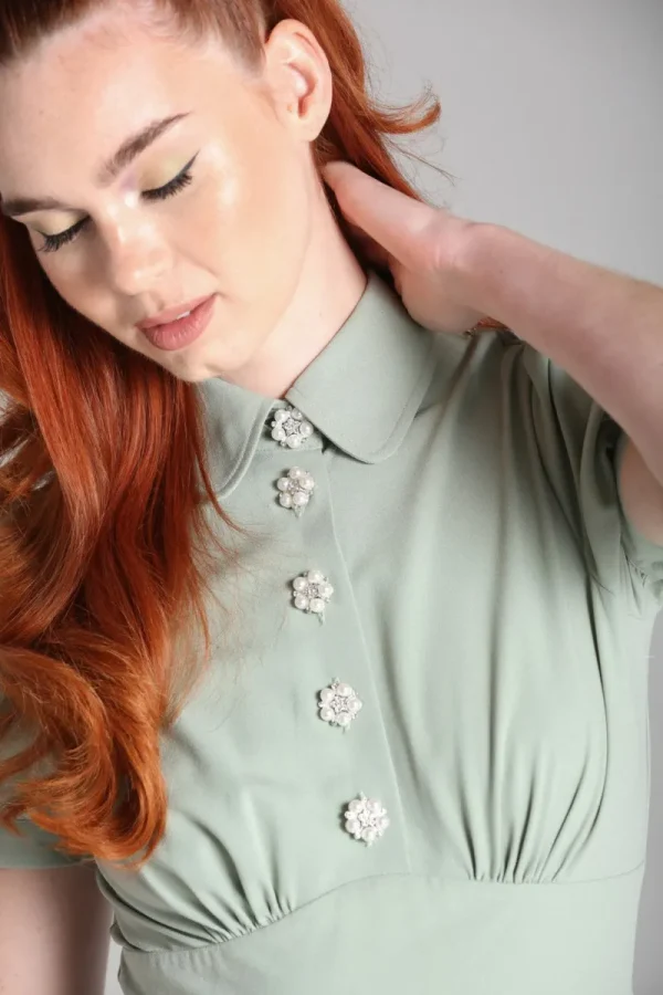 Hell Bunny Dresses | Midi Dresses>Maddy Dress Green