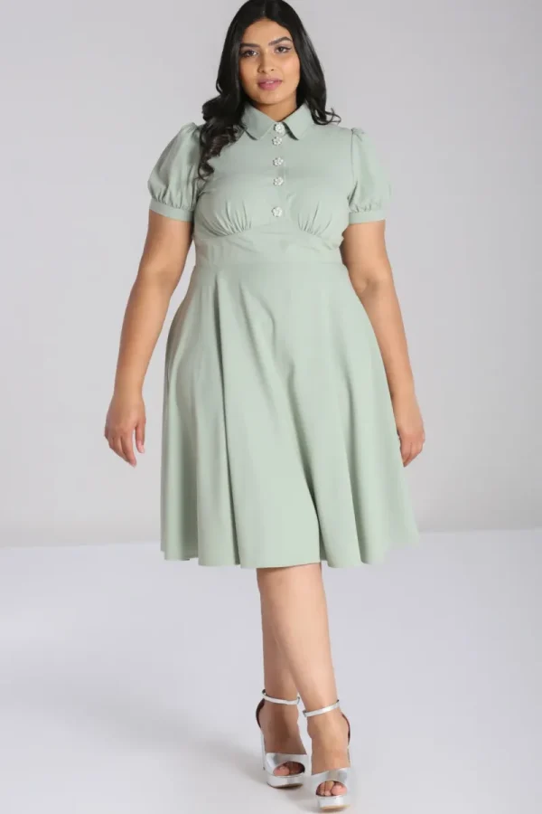 Hell Bunny Dresses | Midi Dresses>Maddy Dress Green