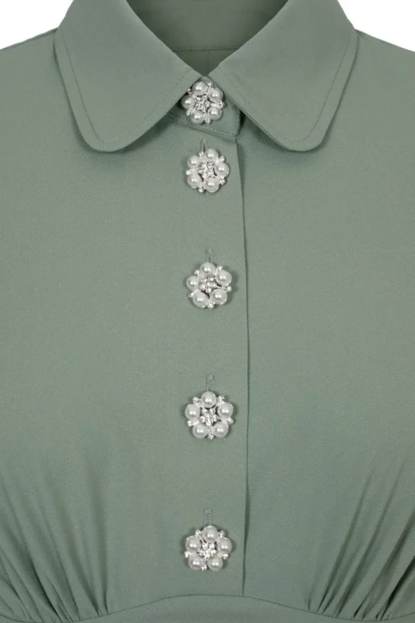 Hell Bunny Dresses | Midi Dresses>Maddy Dress Green
