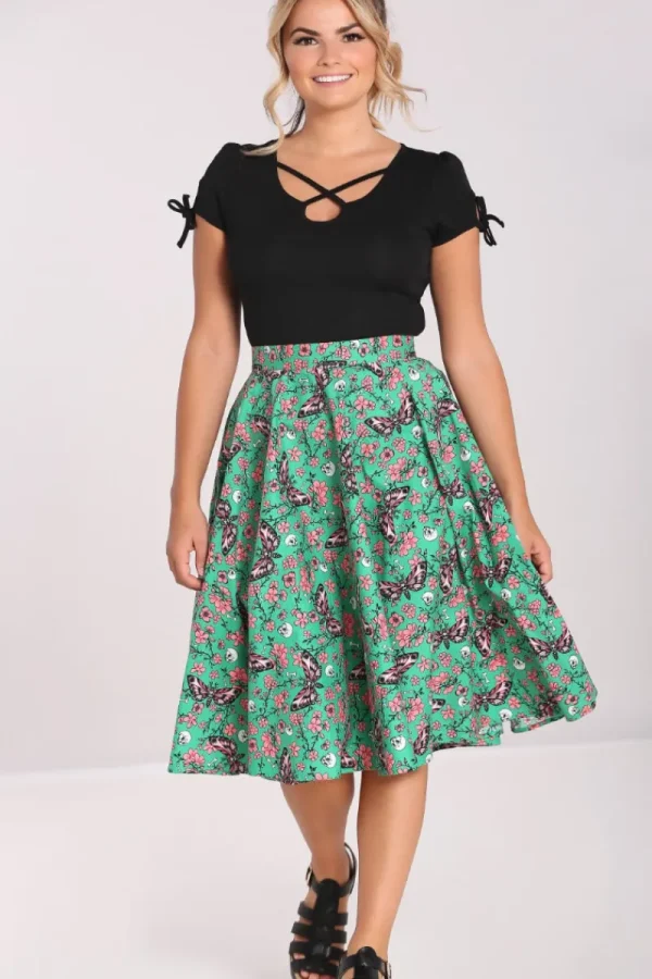 Hell Bunny Skirts | Skirts>Madilynn 50's Skirt Green