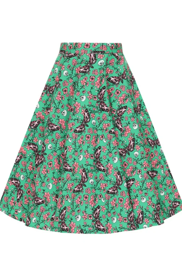 Hell Bunny Skirts | Skirts>Madilynn 50's Skirt Green