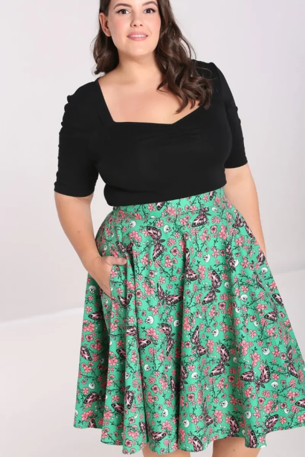 Hell Bunny Skirts | Skirts>Madilynn 50's Skirt Green