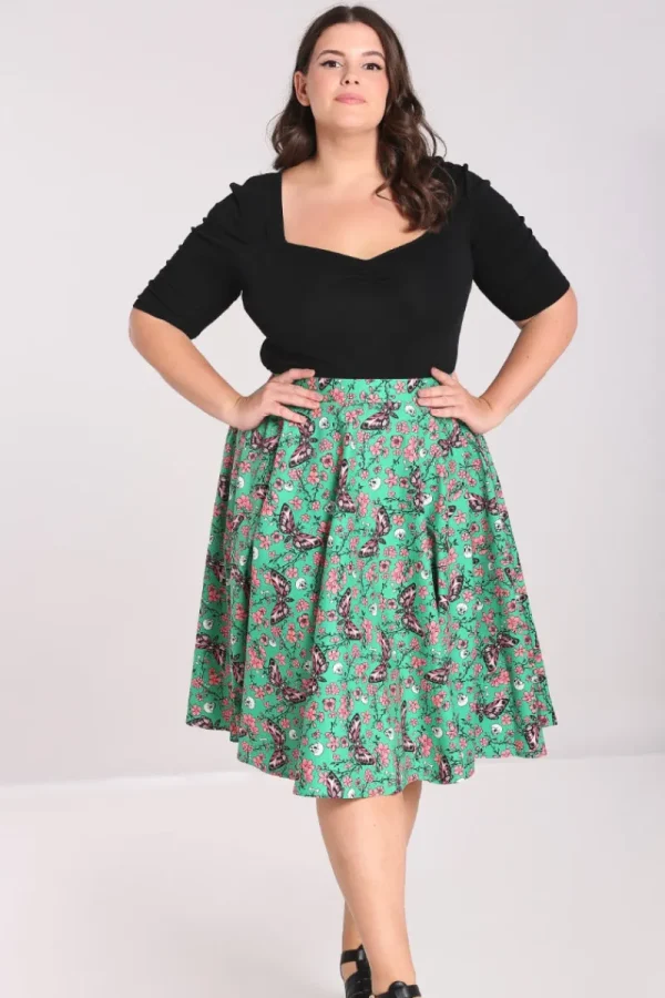 Hell Bunny Skirts | Skirts>Madilynn 50's Skirt Green