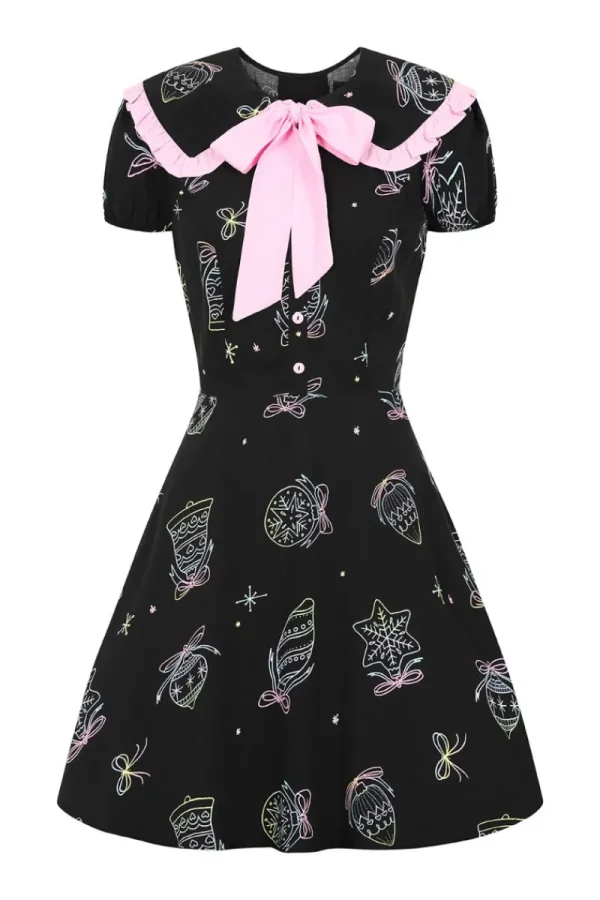 Hell Bunny Dresses | Dresses>Merry Mini Dress Black