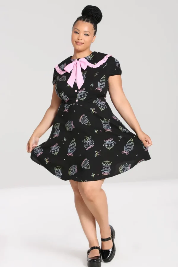 Hell Bunny Dresses | Dresses>Merry Mini Dress Black