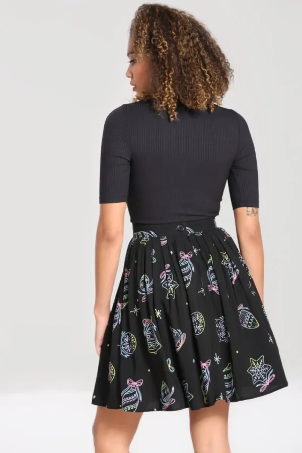 Hell Bunny Skirts | Skirts>Merry Mini Skirt Black