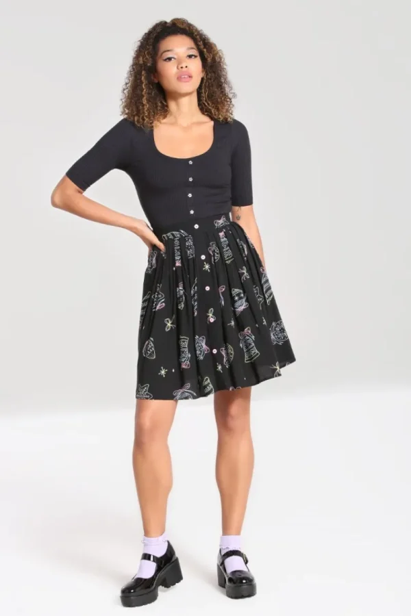 Hell Bunny Skirts | Skirts>Merry Mini Skirt Black