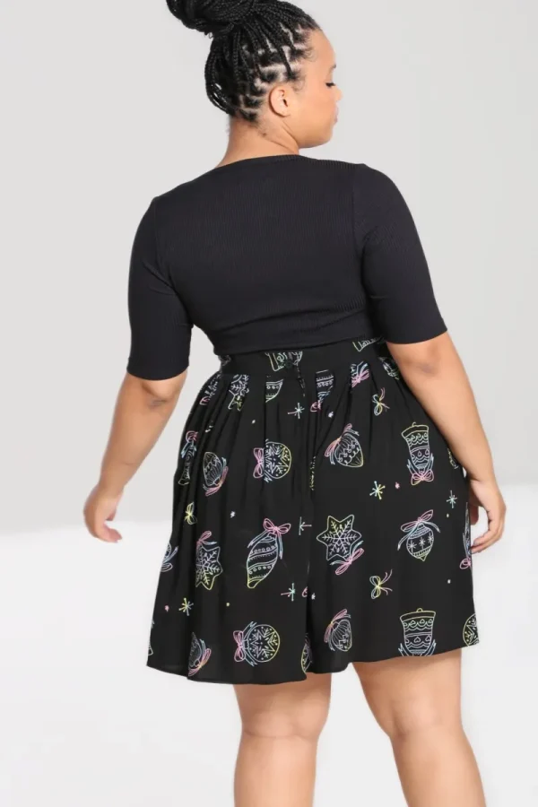Hell Bunny Skirts | Skirts>Merry Mini Skirt Black
