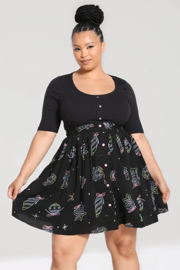 Hell Bunny Skirts | Skirts>Merry Mini Skirt Black