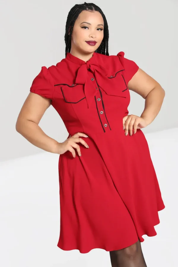 Hell Bunny Dresses | Dresses>Millie Dress Red