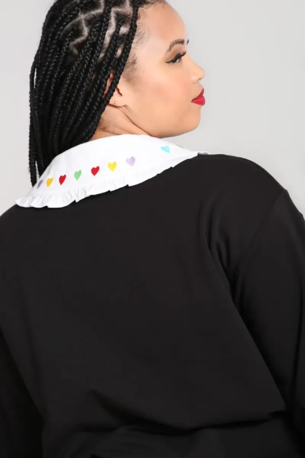 Hell Bunny Tops | Knitwear>Mimi Sweatshirt Black