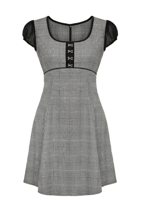 Hell Bunny Dresses | Dresses>Mina Mini Dress Grey