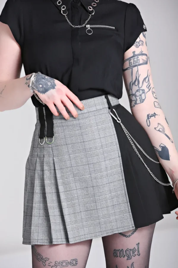 Hell Bunny Skirts | Skirts>Mina Skirt Grey