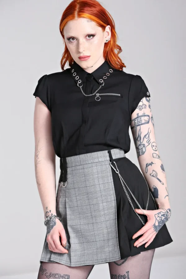 Hell Bunny Skirts | Skirts>Mina Skirt Grey