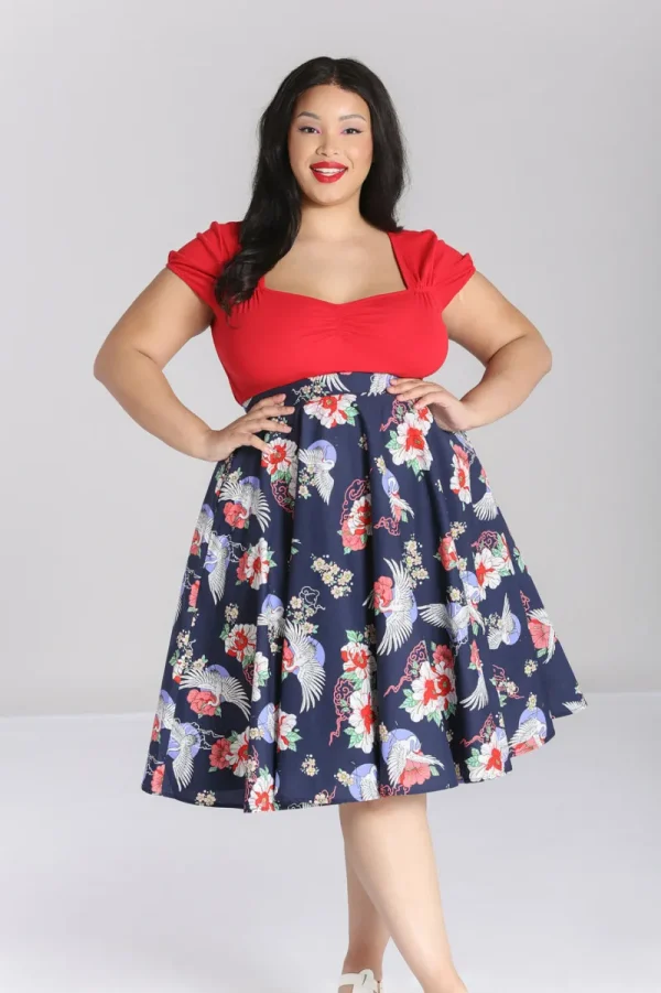 Hell Bunny Skirts | Skirts>Misa Skirt Navy