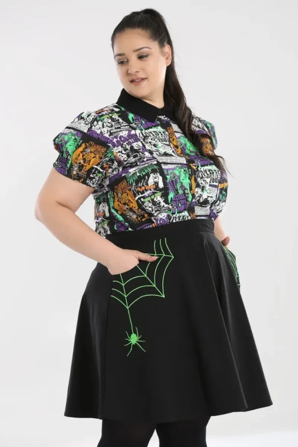 Hell Bunny Skirts>Miss Muffet Mini Skirt