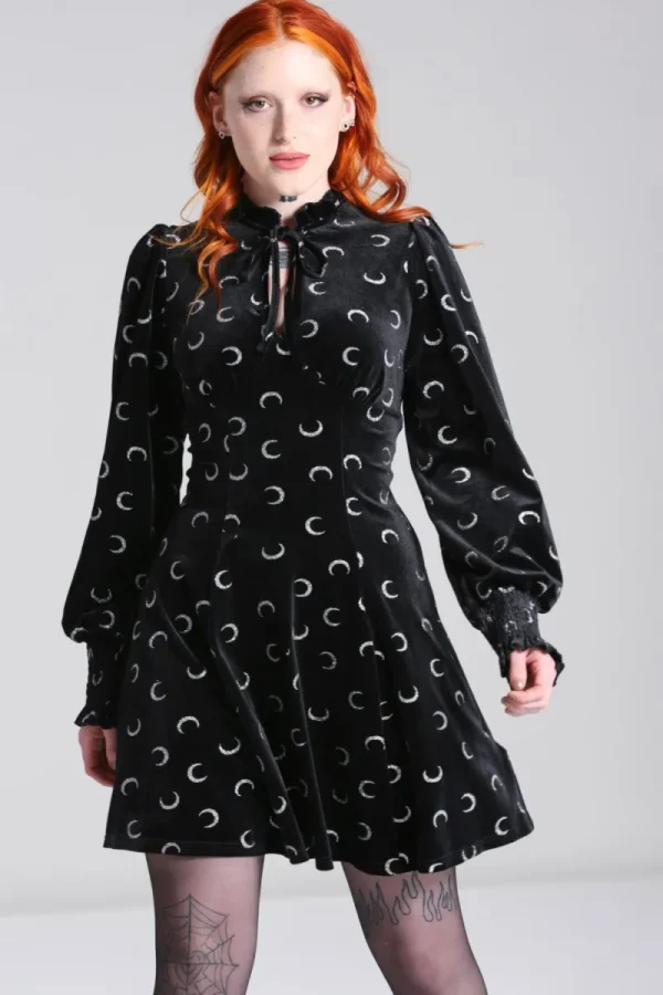 Hell Bunny Mini Dresses | Dresses>Misty Moon Dress Black