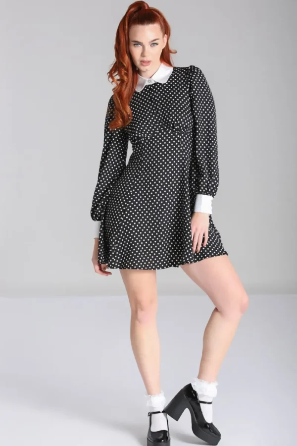 Hell Bunny Dresses>Naomi Dress Black/White