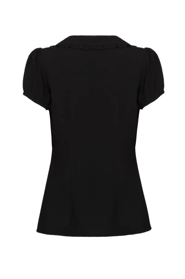 Hell Bunny Blouses | Tops>Natura Blouse Black