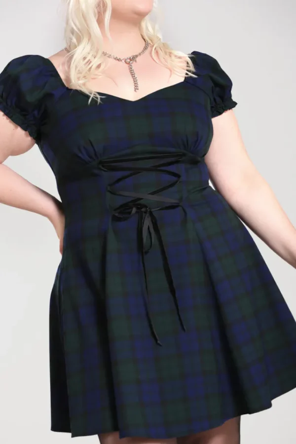 Hell Bunny Dresses | Dresses>Nora Mini Dress DublinTartan