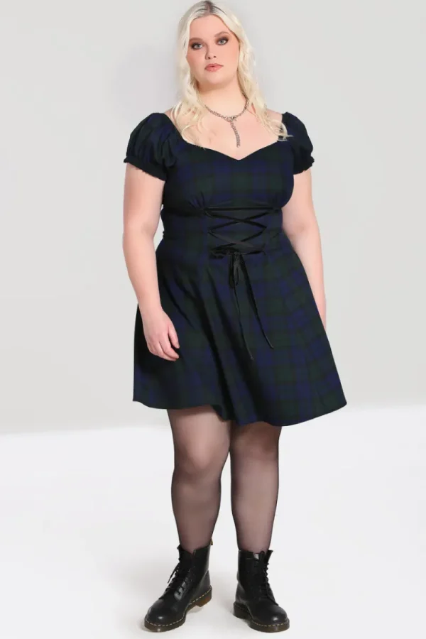 Hell Bunny Dresses | Dresses>Nora Mini Dress DublinTartan