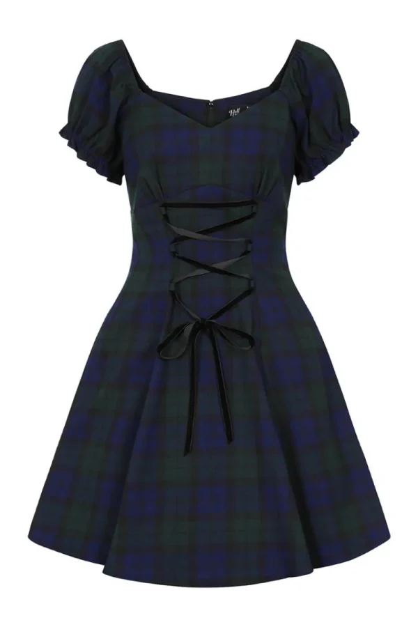 Hell Bunny Dresses | Dresses>Nora Mini Dress DublinTartan