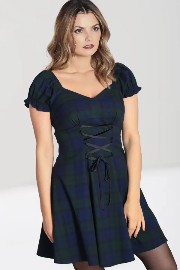 Hell Bunny Dresses | Dresses>Nora Mini Dress DublinTartan