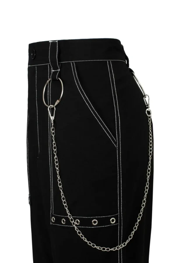 Hell Bunny Trousers & Shorts | Trousers & Shorts>Obsidian Trousers Black