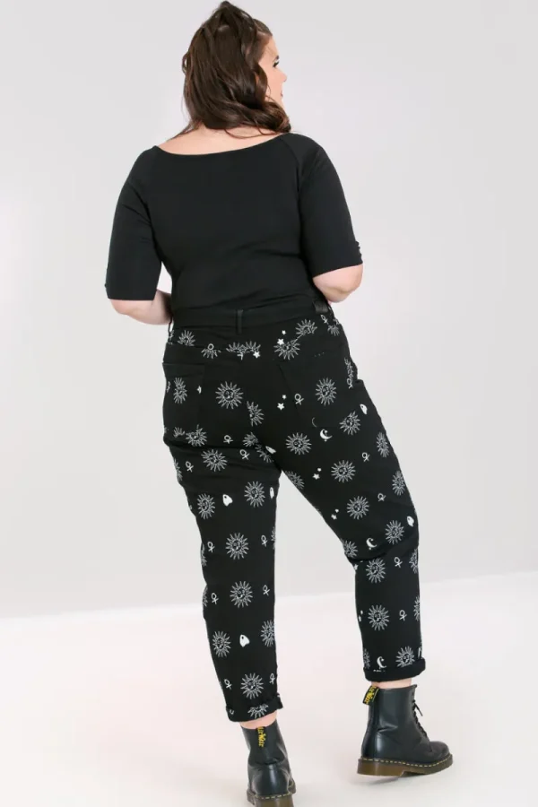 Hell Bunny Trousers & Shorts | Trousers & Shorts>Oculus Jeans Black