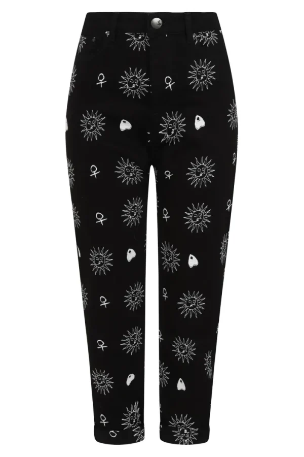 Hell Bunny Trousers & Shorts | Trousers & Shorts>Oculus Jeans Black
