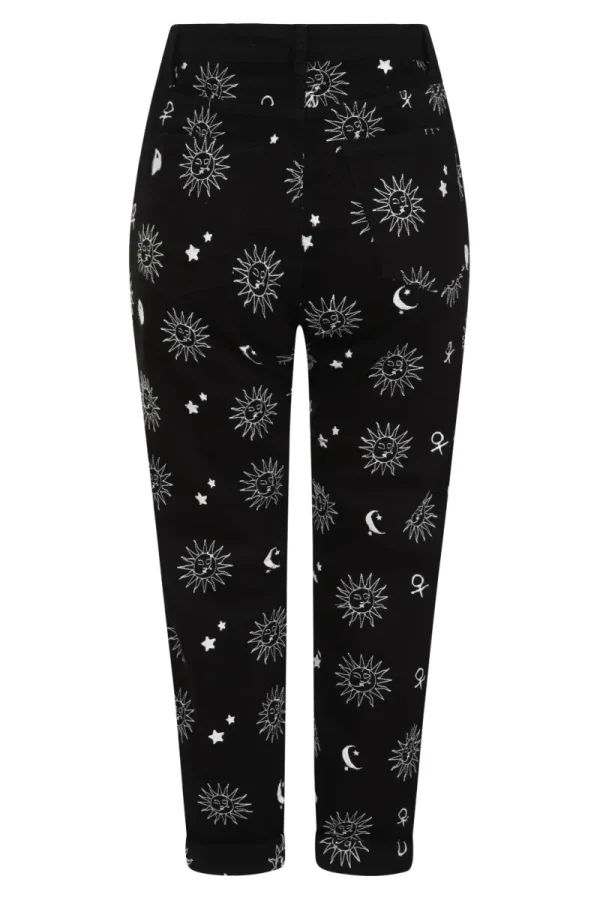 Hell Bunny Trousers & Shorts | Trousers & Shorts>Oculus Jeans Black