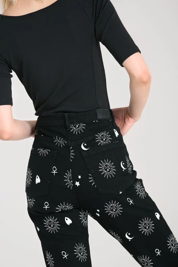 Hell Bunny Trousers & Shorts | Trousers & Shorts>Oculus Jeans Black