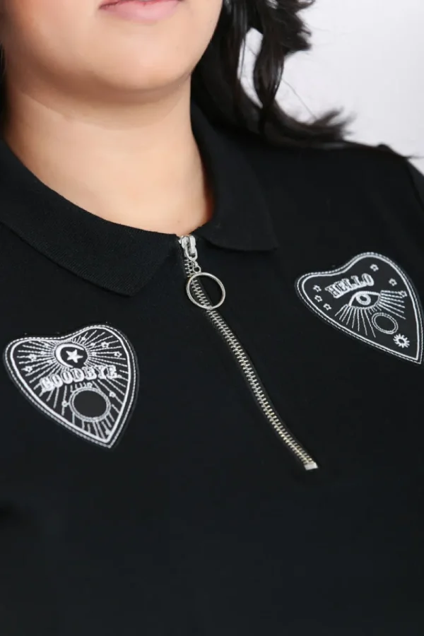 Hell Bunny Tops | Tops>Oculus Top Black